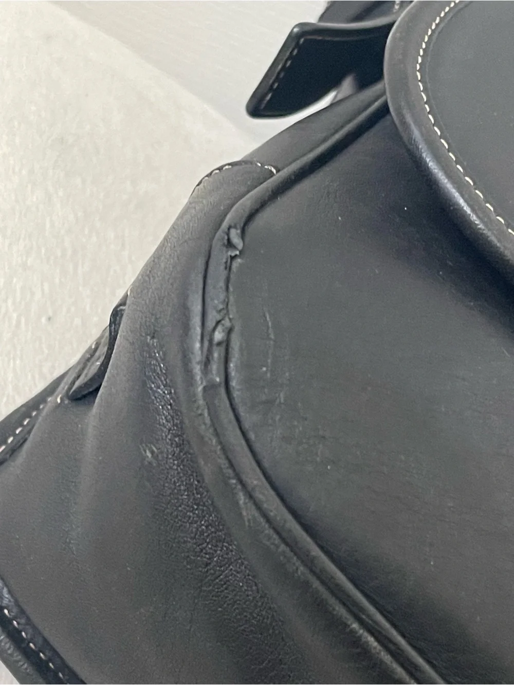 Coach sleek black